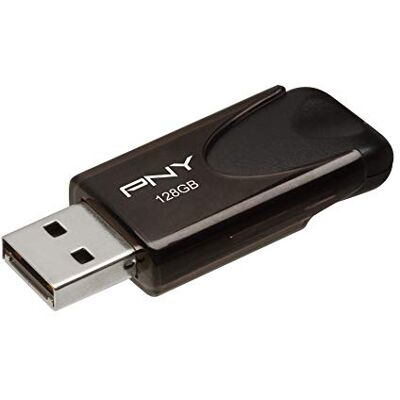 PNY Unidad Flash USB 2.0 Attaché 4 de 128 GB, Color Negro PNY Unidad Flash USB 2.0 Attaché 4 de 128 GB, Color Negro