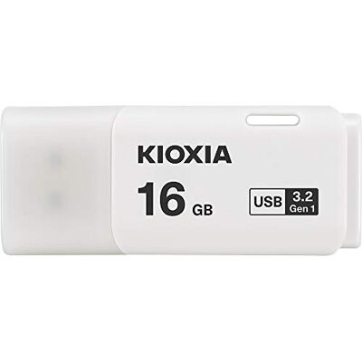 KIOXIA 16GB TransMemory U301 USB3 White KIOXIA 16GB TransMemory U301 USB3 White