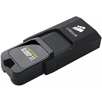 Corsair Flash Voyager Slider X1 Unidad de Memoria Flash USB 3.0 de 128 GB (diseño Compacto) (CMFSL3X1-128GB) Corsair Flash Voyager Slider X1 Unidad de Memoria Flash USB 3.0 de 128 GB (diseño Compacto) (CMFSL3X1-128GB)