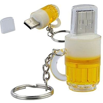 OEM Ulticool Vaso de Cerveza 8 GB Beer Glass Memoria Almacenamiento de Datos – Dia del Padre para Papá/Hombre USB Flash Pen Drive Memory Stick Amarillo y Blanco OEM Ulticool Vaso de Cerveza 8 GB Beer Glass Memoria Almacenamiento de Datos – Dia del Padre para Papá/Hombre USB Flash Pen Drive Memory Stick Amarillo y Blanco