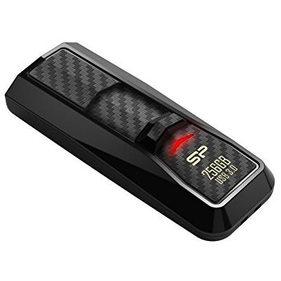 Silicon Power Blaze B50 Memoria USB 3.0 de 32 GB, Ultra rápido, Lectura hasta 90 MB/s, Color Negro Silicon Power Blaze B50 Memoria USB 3.0 de 32 GB, Ultra rápido, Lectura hasta 90 MB/s, Color Negro