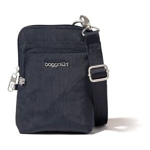 Baggallini Anti-Theft Activity Crossbody Bag, Securtex-Bolso Bandolera antirrobo para Actividades para Mujer, Azul Marino, Talla única Baggallini Anti-Theft Activity Crossbody Bag, Securtex-Bolso Bandolera antirrobo para Actividades para Mujer, Azul Marino, Talla única