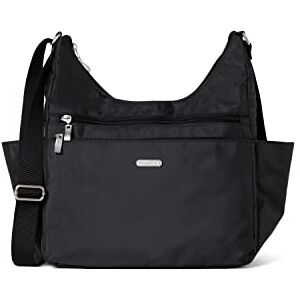 Baggallini Essential Bandolera hobo, Negro -, Talla única Baggallini Essential Bandolera hobo, Negro -, Talla única