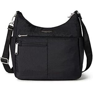 Baggallini Bolso bandolera antirrobo, Negro (Negro), Talla única Baggallini Bolso bandolera antirrobo, Negro (Negro), Talla única