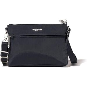 Baggallini Securtex Bolso bandolera antirrobo, Azul marino francés, Talla única Baggallini Securtex Bolso bandolera antirrobo, Azul marino francés, Talla única