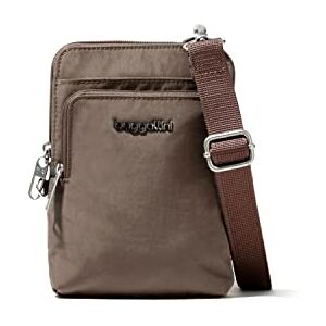 Baggallini Anti-Theft Activity Crossbody Bag, Bolso Cruzado de Actividad antirrobo Securtex para Mujer, Portobello, Talla única Baggallini Anti-Theft Activity Crossbody Bag, Bolso Cruzado de Actividad antirrobo Securtex para Mujer, Portobello, Talla única