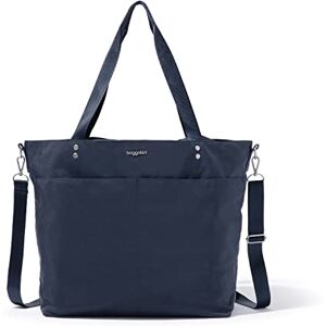 Baggallini Large Carryall Tote 14.75x22 Lightweight Travel Bag W/Luggage Sleeve, Bolso Grande para Llevar para Mujer, Azul Marino francés Baggallini Large Carryall Tote 14.75x22 Lightweight Travel Bag W/Luggage Sleeve, Bolso Grande para Llevar para Mujer, Azul Marino francés