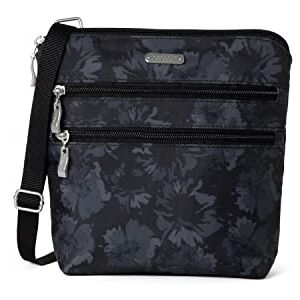 Baggallini Essential Crossbody Bag, Esencial para Mujer, Soporte para Tarjetas RFID Integrado, Bolso Cruzado con Bolsillo para teléfono de Acceso rápido, Jardín Medianoche Baggallini Essential Crossbody Bag, Esencial para Mujer, Soporte para Tarjetas RFID Integrado, Bolso Cruzado con Bolsillo para teléfono de Acceso rápido, Jardín Medianoche