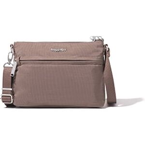 Baggallini Securtex-Bolso Bandolera antirrobo, Mujer, Portobello, Talla única Baggallini Securtex-Bolso Bandolera antirrobo, Mujer, Portobello, Talla única