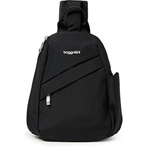 Baggallini Honda mediana, Negro, Talla única Baggallini Honda mediana, Negro, Talla única