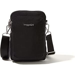 Baggallini Everywhere Crossbody, Bandolera Moderna en Todas Partes Explorer para Mujer, Black, Talla única Baggallini Everywhere Crossbody, Bandolera Moderna en Todas Partes Explorer para Mujer, Black, Talla única