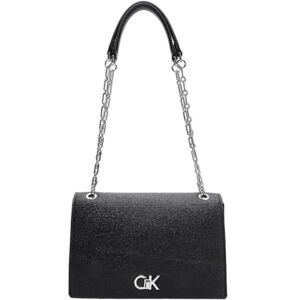 Calvin Bolso bandolera Mujer Medium con cadena, Negro (Ck Black), Talla Única Calvin Bolso bandolera Mujer Medium con cadena, Negro (Ck Black), Talla Única