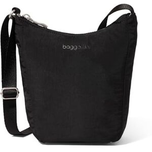 Baggallini Swift Mini Crossbody para mujer, B-lite Black, B-lite Negro Baggallini Swift Mini Crossbody para mujer, B-lite Black, B-lite Negro