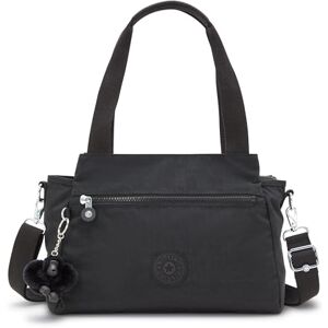 Kipling Elysia Bolso de hombro metálico, Negro (Black Noir), 11.5"L x 9"H x 5"D Kipling Elysia Bolso de hombro metálico, Negro (Black Noir), 11.5"L x 9"H x 5"D