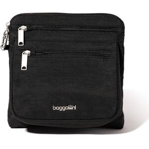 Baggallini Securtex Bandolera antirrobo, Negro -, Talla única Baggallini Securtex Bandolera antirrobo, Negro -, Talla única