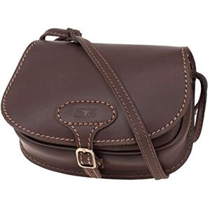 MIKA Bolso unisex para mujer Bonny de piel auténtica, bolso de mano para mujer con compartimento principal y bolsillo delantero, bolso de piel para mujer, equipaje de mano (1 unidad), marrón oscuro, MIKA Bolso unisex para mujer Bonny de piel auténtica, bolso de mano para mujer con compartimento principal y bolsillo delantero, bolso de piel para mujer, equipaje de mano (1 unidad), marrón oscuro,