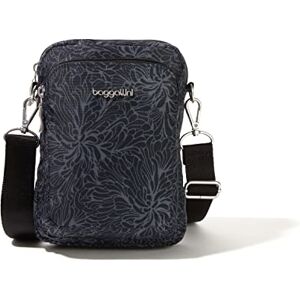 Baggallini Bandolera moderna en todas partes Explorer, Estampado De Flores De Mediano, Talla única Baggallini Bandolera moderna en todas partes Explorer, Estampado De Flores De Mediano, Talla única