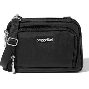Baggallini Riñonera Convertible Convertible de 8 x 6 pies con Triple Cremallera y Cartera Frontal RFID, Resistente al Agua, Negro -, Talla única Baggallini Riñonera Convertible Convertible de 8 x 6 pies con Triple Cremallera y Cartera Frontal RFID, Resistente al Agua, Negro -, Talla única