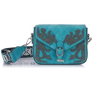 aleva Bandolera, Bolso de Hombro de Mujeres, Azul Turquesa, Einheitsgröße aleva Bandolera, Bolso de Hombro de Mujeres, Azul Turquesa, Einheitsgröße