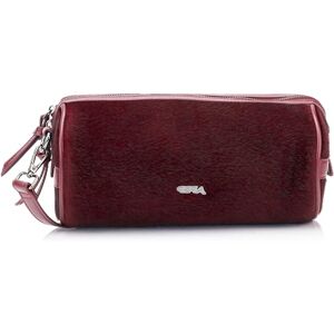 aleva , Bolso de mano de piel sintética para Mujer, rojo oscuro aleva , Bolso de mano de piel sintética para Mujer, rojo oscuro