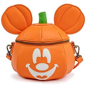 Loungefly Sac A Main Disney Mick-O-Lantern , Orange, Medium Loungefly Sac A Main Disney Mick-O-Lantern , Orange, Medium