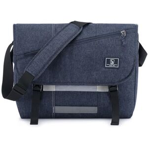 OIWAS - Bolso bandolera para hombre, bolso cruzado para portátil de 15,6 pulgadas, bolso de hombro informal para mujer, maletín de viaje para la universidad y la oficina OIWAS - Bolso bandolera para hombre, bolso cruzado para portátil de 15,6 pulgadas, bolso de hombro informal para mujer, maletín de viaje para la universidad y la oficina