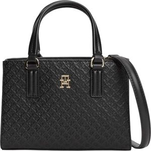 Tommy Hilfiger Th Daily Mini Tote Mono AW0AW18416 Tote, Negro (Negro), Talla Única Tommy Hilfiger Th Daily Mini Tote Mono AW0AW18416 Tote, Negro (Negro), Talla Única