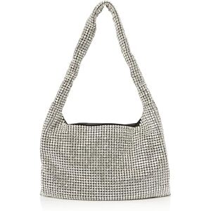 faina Bolsos de Hombro, Mujer, Plata, Einheitsgröße faina Bolsos de Hombro, Mujer, Plata, Einheitsgröße