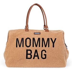 CHILDHOME , Mommy Bag, bolso cambiador, maternidad, bolso de viaje, gran capacidad, cambiador, correa ajustable para el hombro, compartimentado, bolsillo termico, pasaje para la maleta, Teddy beige CHILDHOME , Mommy Bag, bolso cambiador, maternidad, bolso de viaje, gran capacidad, cambiador, correa ajustable para el hombro, compartimentado, bolsillo termico, pasaje para la maleta, Teddy beige