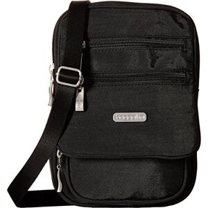 Baggallini RFID Journey Crossbody Cuerpo cruzado, negro y beige, Talla única, Journey Bolsa de viaje cruzada Baggallini RFID Journey Crossbody Cuerpo cruzado, negro y beige, Talla única, Journey Bolsa de viaje cruzada