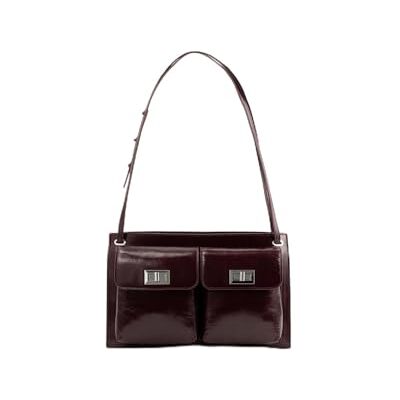 BY FAR BILLY TOTE GRAPE CALF LEATHER BY FAR BILLY TOTE GRAPE CALF LEATHER