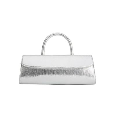 BY FAR Mini Longa Silver Disco Cuero BY FAR Mini Longa Silver Disco Cuero