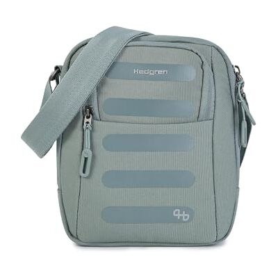 Hedgren Hcmby Comby Relax Vertical Crossover RFID Grey Green Hedgren Hcmby Comby Relax Vertical Crossover RFID Grey Green