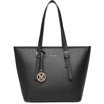 Miss Lulu Bolsos de Mujer, Bolso Universidad Mujer, Bolso Grande para Portatil, Bolso Tote Bolso Shopper, Adecuado para uso diario, trabajo, viajes Miss Lulu Bolsos de Mujer, Bolso Universidad Mujer, Bolso Grande para Portatil, Bolso Tote Bolso Shopper, Adecuado para uso diario, trabajo, viajes