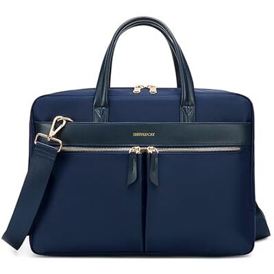 NICOLE & DORIS Bolso para Computadora Portátil Mujer Hombres Bolsos Bandolera para Ordenador 15.6 Pulgadas Bolsa Tote Maletín para Portátiles para Oficina Trabajo NICOLE & DORIS Bolso para Computadora Portátil Mujer Hombres Bolsos Bandolera para Ordenador 15.6 Pulgadas Bolsa Tote Maletín para Portátiles para Oficina Trabajo