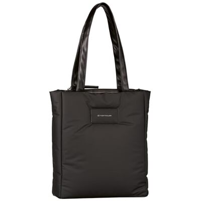 TOM TAILOR Bolso de hombro Patti para mujer con cremallera, tamaño mediano, negro TOM TAILOR Bolso de hombro Patti para mujer con cremallera, tamaño mediano, negro