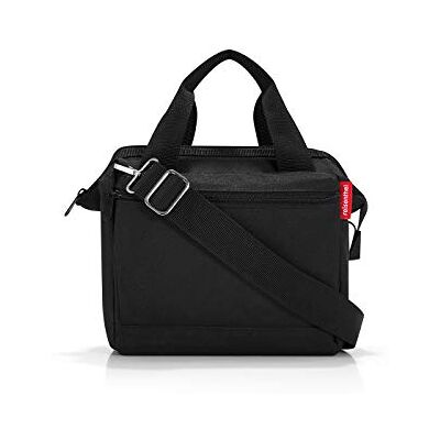 reisenthel allrounder cross Pequeño bolso crossbody con correa de hombro desmontable y ajustable, hecho de un material repelente al agua, en negro reisenthel allrounder cross Pequeño bolso crossbody con correa de hombro desmontable y ajustable, hecho de un material repelente al agua, en negro