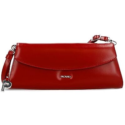 Picard Bolso de Noche para Mujer Dolce Vita de Piel auténtica, pequeño, Mediano, con Cierre magnético, Bolso de Noche, Uso Diario, Salidas, Rojo, Bolso de Mujer Picard Bolso de Noche para Mujer Dolce Vita de Piel auténtica, pequeño, Mediano, con Cierre magnético, Bolso de Noche, Uso Diario, Salidas, Rojo, Bolso de Mujer