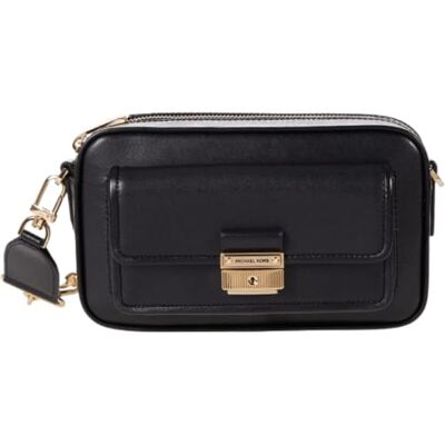 Michael Kors MD PCKT CAMERA XBODY, Bolso bandolera con cámara de bolsillo Mujer, Schwarz, Michael Kors MD PCKT CAMERA XBODY, Bolso bandolera con cámara de bolsillo Mujer, Schwarz,
