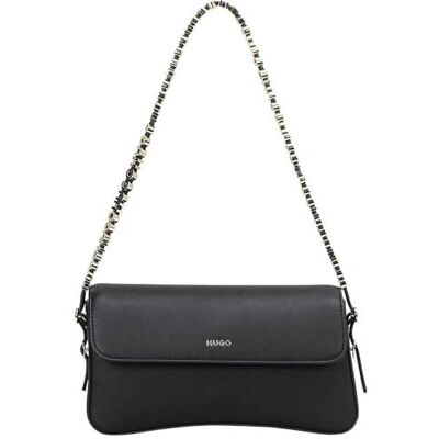 HUGO Syndra Pl_sh 10279766 01 Bolso de hombro para mujer, Negro HUGO Syndra Pl_sh 10279766 01 Bolso de hombro para mujer, Negro