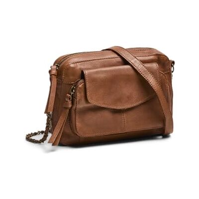 PIECES Pcnaina Leather Cross Body Fc Noos Bolso de hombro para mujer, Cerveza de raíz, Einheitsgröße PIECES Pcnaina Leather Cross Body Fc Noos Bolso de hombro para mujer, Cerveza de raíz, Einheitsgröße