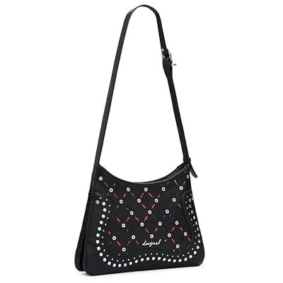 Desigual bolso bandolera bolso de hombro Yankee Manaos Crossbody Bag Black negro Desigual bolso bandolera bolso de hombro Yankee Manaos Crossbody Bag Black negro