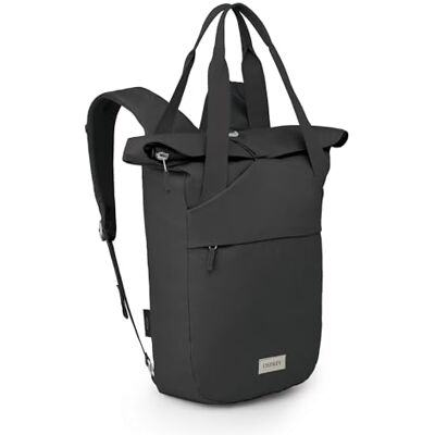 Osprey Arcane Unisex Bolsa tipo tote pack, 20L, Black, O/S Osprey Arcane Unisex Bolsa tipo tote pack, 20L, Black, O/S