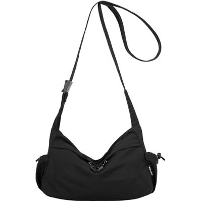 Miss Lulu Bolsa de Hombro para Mujer,Bandolera Crossbody Unisex,de Nylon Impermeable,Ideal para Viaje,Excursiones y Actividades Al Aire Libre Miss Lulu Bolsa de Hombro para Mujer,Bandolera Crossbody Unisex,de Nylon Impermeable,Ideal para Viaje,Excursiones y Actividades Al Aire Libre