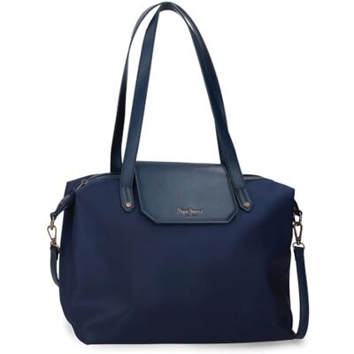 Pepe Jeans Leire Bolso Tote 15,6" Pulgadas Beige 34x29x16 cms Poliéster y PU 15,7L by Joumma Bags Pepe Jeans Leire Bolso Tote 15,6" Pulgadas Beige 34x29x16 cms Poliéster y PU 15,7L by Joumma Bags