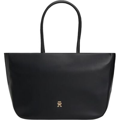 Tommy Hilfiger TH LOGOTAPE TOTEAW0AW18742, Tote, Negro, Talla Única Tommy Hilfiger TH LOGOTAPE TOTEAW0AW18742, Tote, Negro, Talla Única