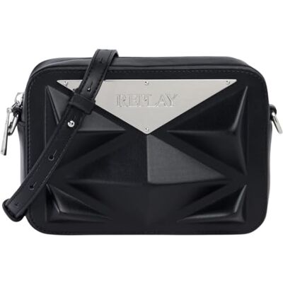 Replay Bolso bandolera Fw3804, 0098 Black, De tamaño mediano Replay Bolso bandolera Fw3804, 0098 Black, De tamaño mediano