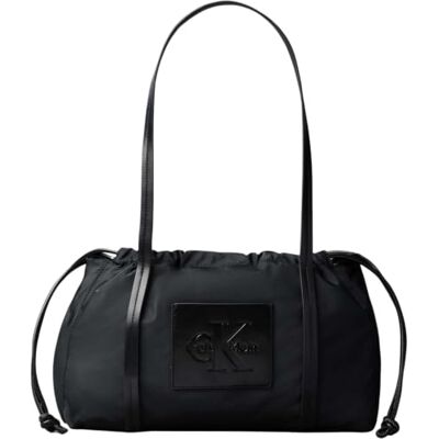 Calvin Women Handbags NYLON DRAWSTRING SATCHEL BAGLV04F3703G BLACK (Black), One Size Calvin Women Handbags NYLON DRAWSTRING SATCHEL BAGLV04F3703G BLACK (Black), One Size