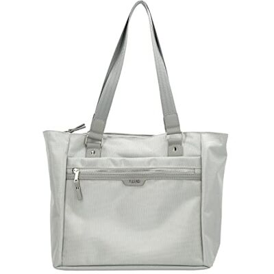 Picard ADVENTURE Bolso de la compra para mujer, de nailon, talla única, con cremallera, para el día a día, plata, 45,00x34,00x30,00, Shopper sintético para mujer Picard ADVENTURE Bolso de la compra para mujer, de nailon, talla única, con cremallera, para el día a día, plata, 45,00x34,00x30,00, Shopper sintético para mujer