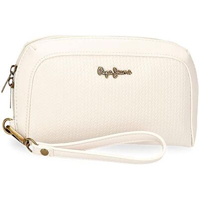 Pepe Jeans Lena Bolso de Mano Blanco 20x11x4 cms Piel sintética Pepe Jeans Lena Bolso de Mano Blanco 20x11x4 cms Piel sintética